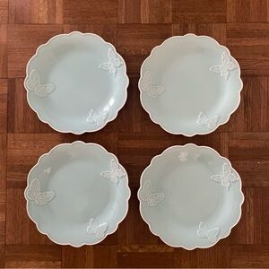 Lenox Butterfly Meadow Carved dinner plates